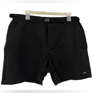 Women's Black Nylon Shorts by C9